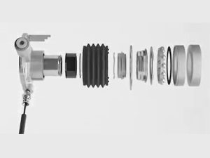 Hydraulic release bearing structure